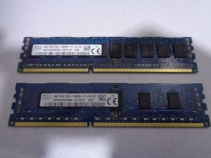 Hynix HMT41GR7AFR4A (8 GB, PC3L-12800R, DDR3 RAM, 1066 MHz x 2 Module (16 GB)