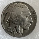 1937-F BUFFALO NICKEL ORIGINAL COIN