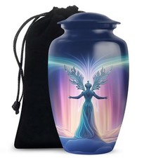 Angle Burial Urns for Father Ashes 10 Inch Cremation Ashes Container