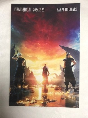 Precious Final Fantasy VII Postcard Used Collectible