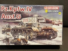 1/144 DRAGON  Mini Armor Series  Pz.Kpfw.IV  Ausf.G WWII German Tank