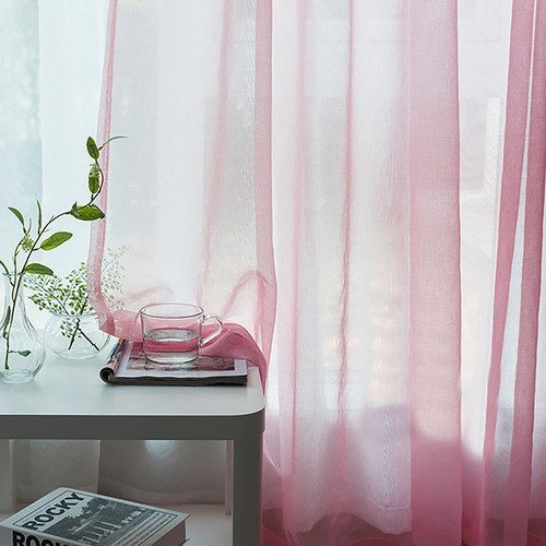 1 Stück Flächenvorhänge Geeignet für Zuhause Polyester Stange Tasche oben Gl - Bild 5 von 7