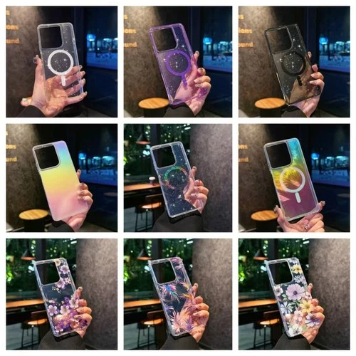 For Moto G Stylus/G 5G 2025 Sparkly Bling Magnetic Phone Cover Women Girls