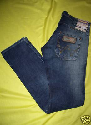 WRANGLER jeans SPENCER lavato STONEWASH con Strappi W31/L34