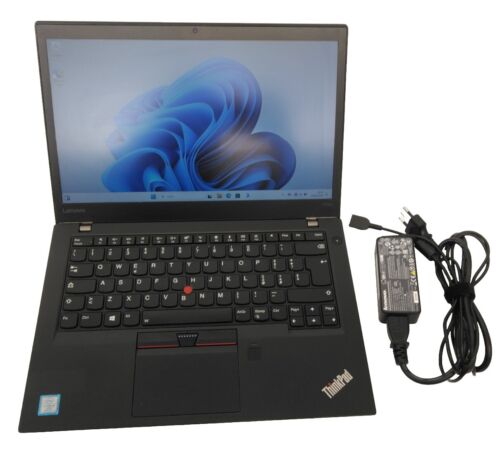 Portatile Lenovo ThinkPad T470s 14" (256GB SSD, Intel i5-7300U 2.60GHz, 8GB RAM) - Foto 1 di 8