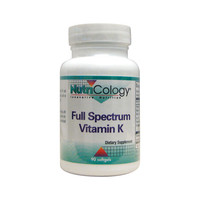 Nutricology Allergy Research Full Spectrum Vitamin K 90 Sgels on sale Nutricology Allergy Research Full Spectrum Vitamin K 90 Sgels on sale