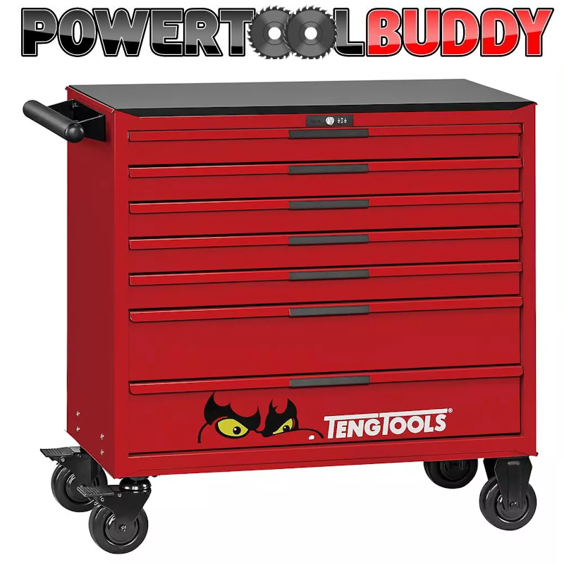 Teng TKW37R663T  37"" PRO35™ Roller Cabinet Tool Kit 663 Pieces Red