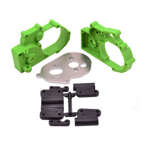 RPM 73614 Green Gearbox & Mounts Traxxas Slash 2WD Stampede 2WD, Rustler, Bandit