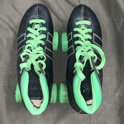 ✓Vintage 80's Seneca Retro Mach 5 Green Black Indoor Speed Roller