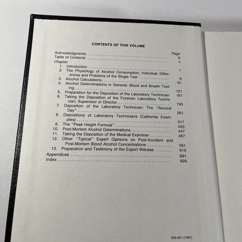 Intoxication Test Evidence Criminal and Civil By Edward Fitzgerald & David Hume - Picture 4 of 6