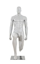 Mannequin Schaufensterpuppe Sport Mann Hanteltraining Profi Sportpuppe weiblich