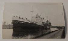 Steamship Steamer AVONWOOD real photo postcard RPPC