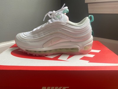 nike air max 97 womens size 5.5 white/barely green/blanc/vert discret | eBay