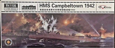 1/700 HMS Campbeltown (1942 St. Nazaire) Wickes Class destroyer Flyhawk FH1105 