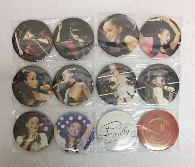 Namie Amuro Final Tour 2018 Finally Japan Promo 12 BADGES PIN