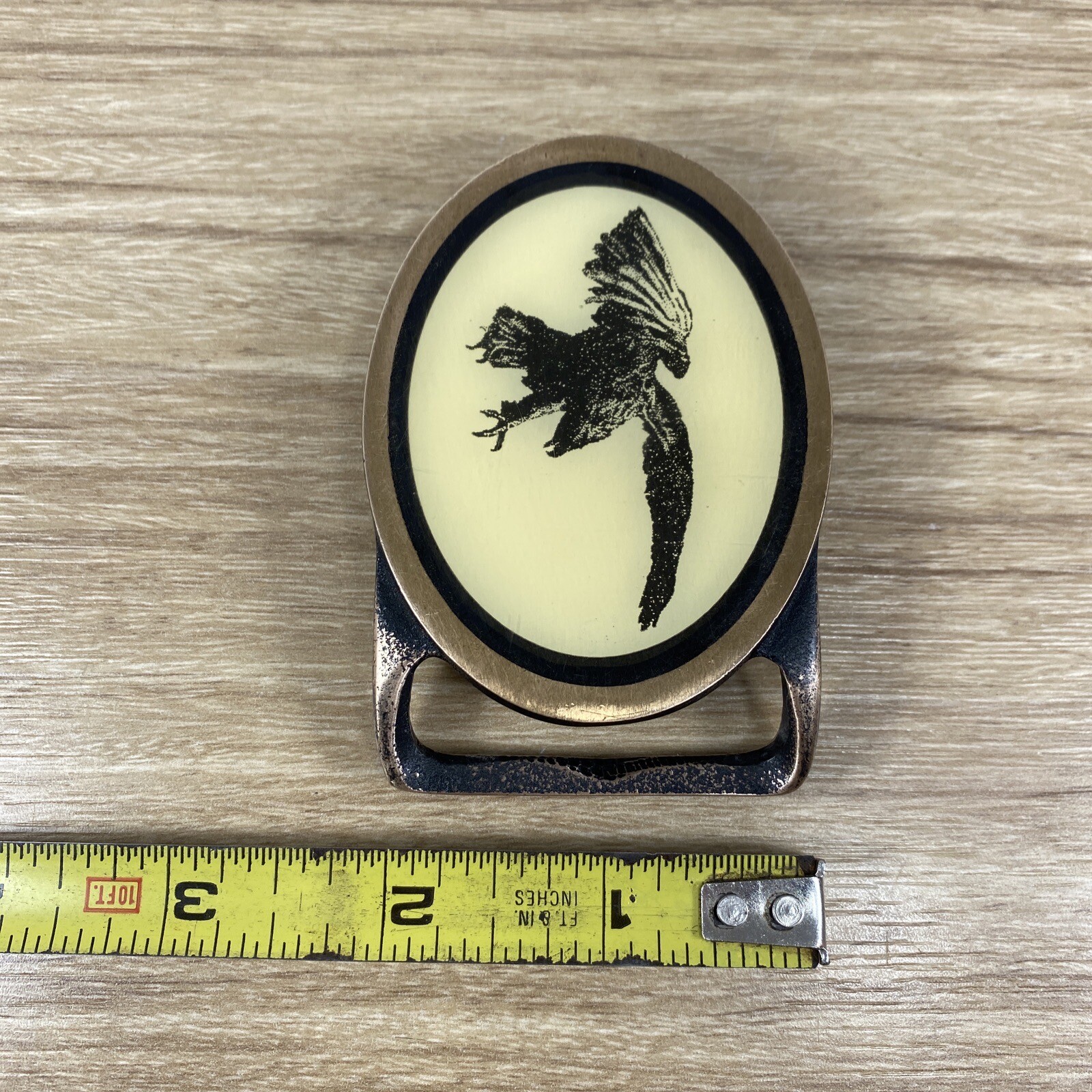 Vintage Tech Ether Guild EAGLE Solid Brass Belt B… - image 9