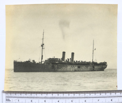H.M.I.S. DUFFERIN, WW1 Royal Indian Marine, großes Originalfoto.