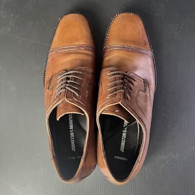 Johnston & Murphy Mens Size 8.5 M Shoes Brown Sheepskin  display picture 3