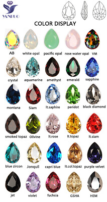 A4320 Pear Fancy Stones - Topaz | Aurea