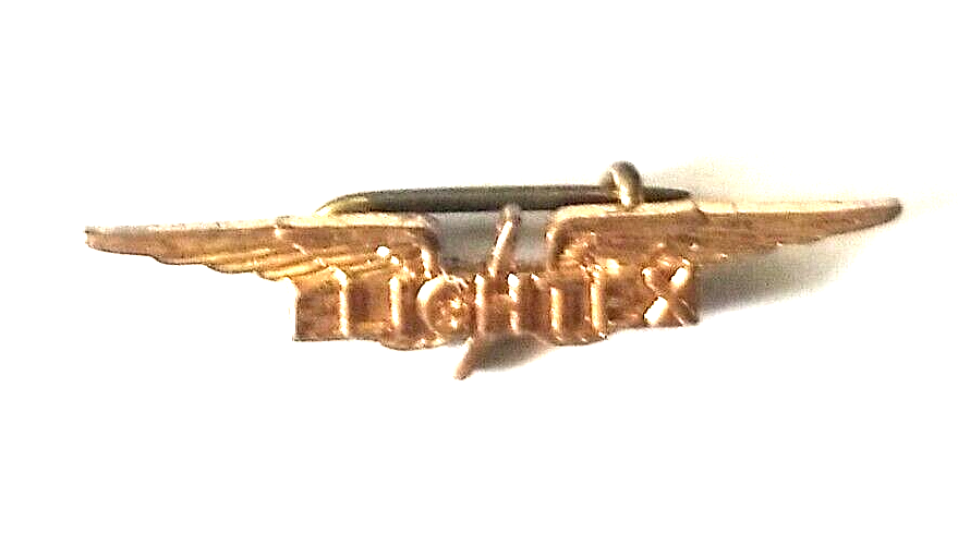 Vintage Rare WWII Vintage FLIGHTEX Aviation Equipment Aircraft Hat/Lapel Pin