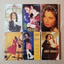 Amy Grant LOT 6 Cassette Single Cassingle Heartbeat Baby Season NOT CD 12" Vinyl