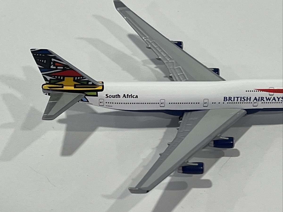 1:500 Herpa South Africa British Airways Airlines Boeing 747