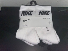 Nike Little Kids' Cushioned Crew Socks 6 PAIRS 4-5  3697 A1 A151T 