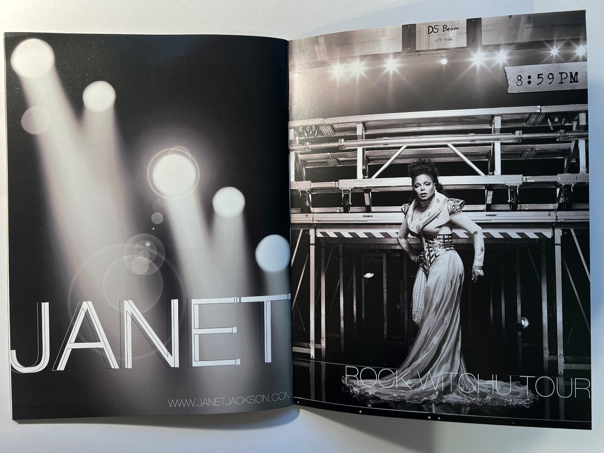 Janet Jackson Official Rock Witchu Tour Program Book 2008