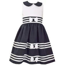 JESSICA ANN GIRL'S NAUTICAL DRESS COLOR: NAUTICAL NAVY/WHITE (5)-(6)-(6X) NWT