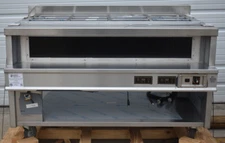 NEW CUSTOM INDUCTION HEATED FOUR COMPARTMENT HOT FOOD WELL / STEAM TABLE