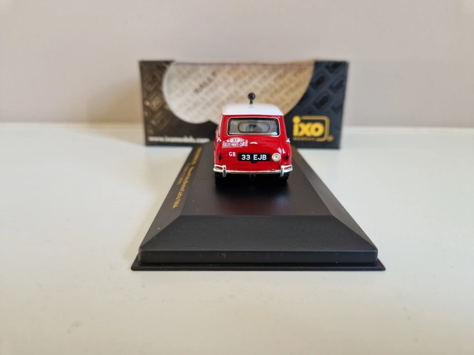 IXO 1/43 Morris Cooper Hopkirk/Liddon - Winner Monte Carlo Rally 1964 - RAC083 - Immagine 4 di 4