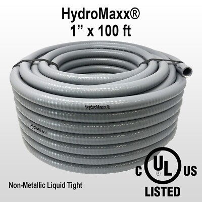 1'' x 100'  Flexible Liquid Tight, Non-Metallic Electrical Conduit - UL Listed
