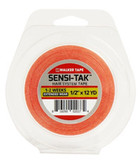 Walker Sensi-Tack Red Liner Tape Wig Toupee 1/2" X 12 Yard Roll.