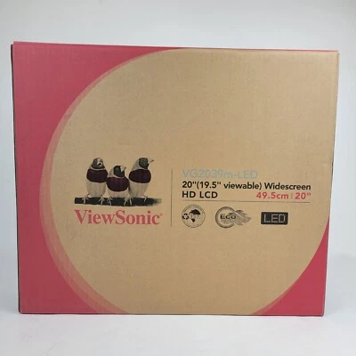 ViewSonic VG2039M-LED 20" Ergonomic Monitor Wide-Screen HD LCD. - Image 1 of 4