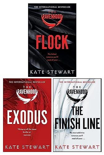 The Ravenhood Series By Kate Stewart 3 Books Collection Set (Flock, Exodus, The
