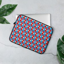 Zig-Zag Colored Laptop Sleeve