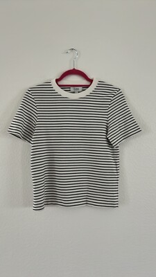 【Classic】cos striped short sleeve shirt COS womens The Clean Catch Shirt Stripes Short Sleeves XS | eBay