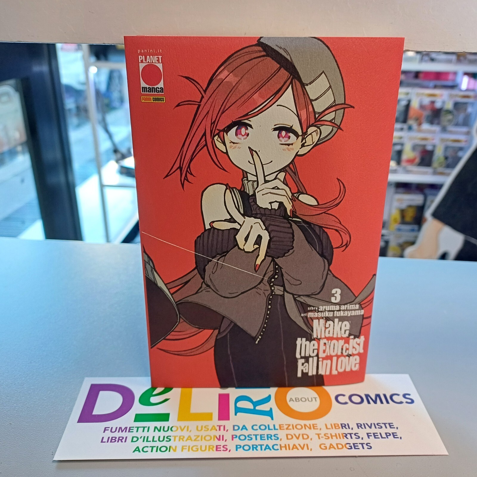 MAKE THE EXORCIST FALL IN LOVE N.3 VARIANT Ed. PLANET MANGA SCONTO 5%