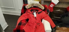 BRAND NEW GREY LABEL EDITION RED CANADA GOOSE TRILLIUM LG PARKA JACKET
