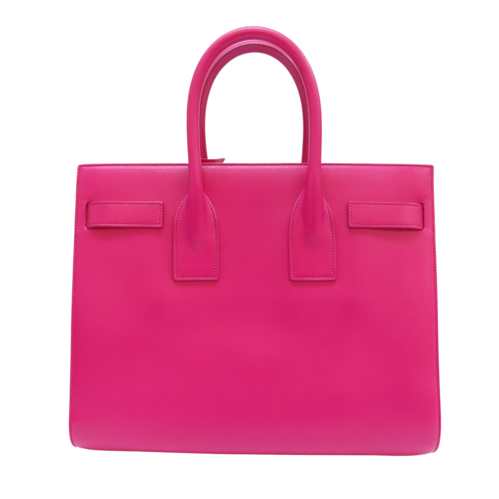 Borsa a tracolla SAINT LAURENT Sac De Jour in pelle di vitello rosa