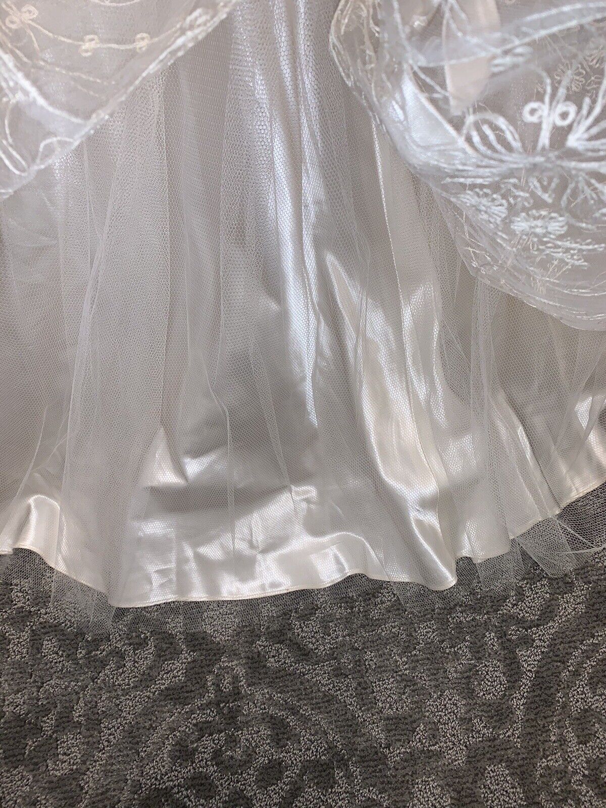 Vtg Wedding Dress 1950s Angelair Original Emiko S… - image 10