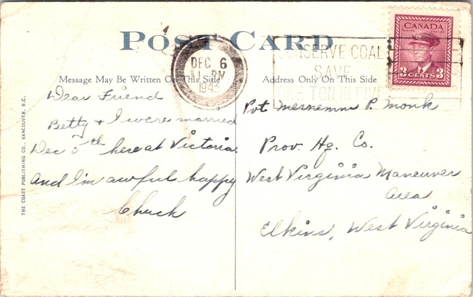 1943 Government Street, Post Office, VICTORIA, British Columbia, Canada