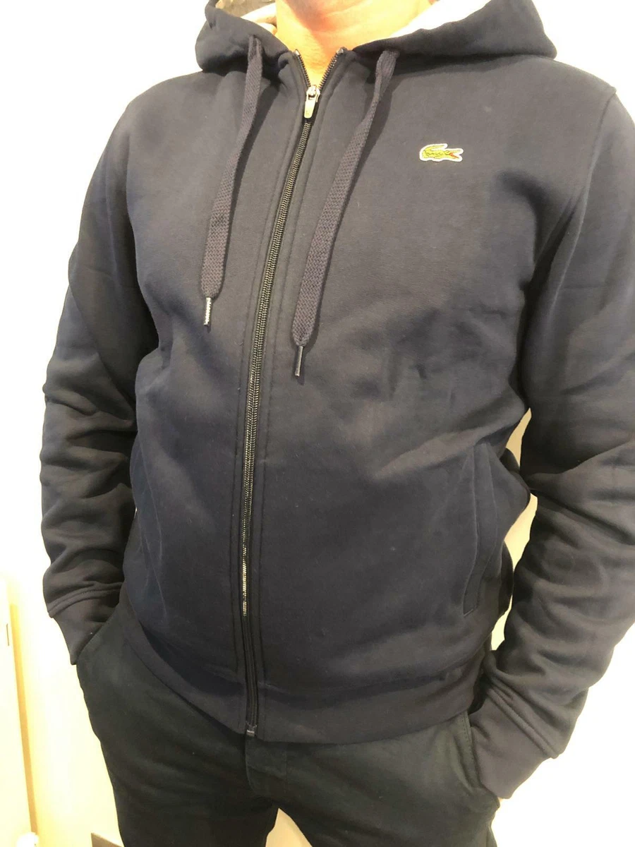 Lacoste men's zip up hoodie deals