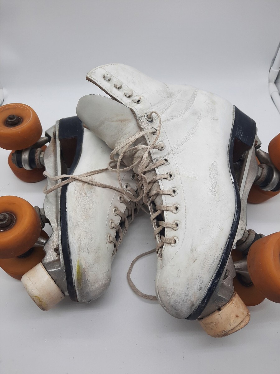 Patins à Roulettes Sure-Grip Super X 4 Blancs – Taille Femme 6 – Occasion