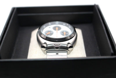 Citizen AN3660-81A Bullhead White Dial Record Label Tsuno Chrono