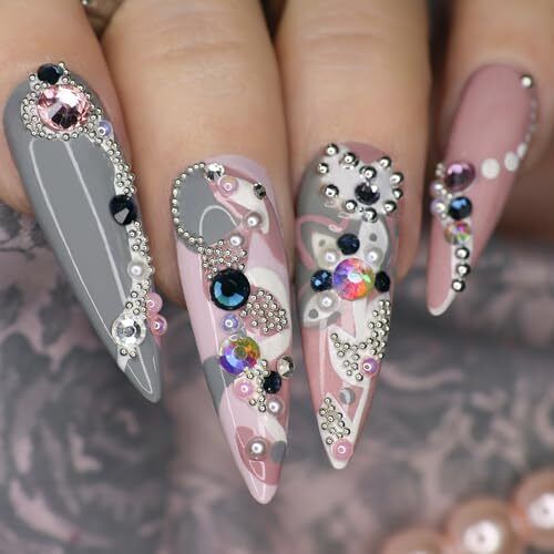 ??cs Rhinestone Picker Tool With 2 Wax Tip, Nail Art Rhinestones Gems - Picture 7 of 7