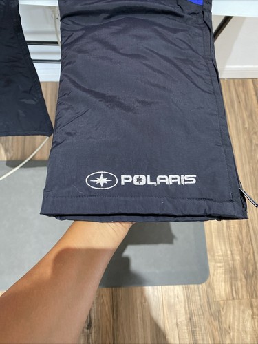 Polaris Edge Womens Black Insulated Ski Snowmobile Pants Bib Overalls Size Small - Picture 9 of 21
