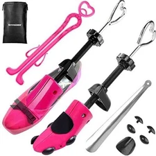 Pair of KevenAnna 2-Way Shoe Stretchers with Shoe Horn & Boot Shaper Sizes 5-10 