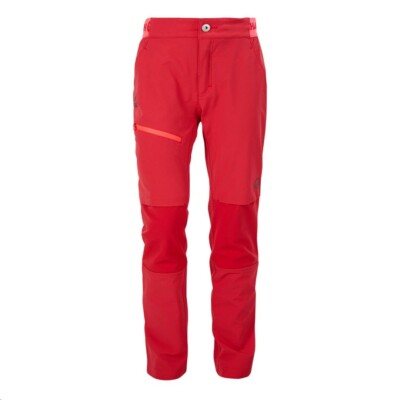 Halti Pallas II Jr. X-Stretch Pants Kids Elastic Outdoor Pants For Children Red