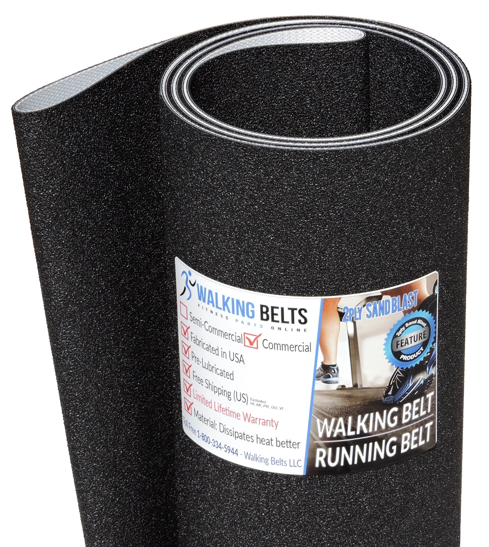 Precor C936i 240VAC S N AYXH Running Belt 2ply Sand Blast Free